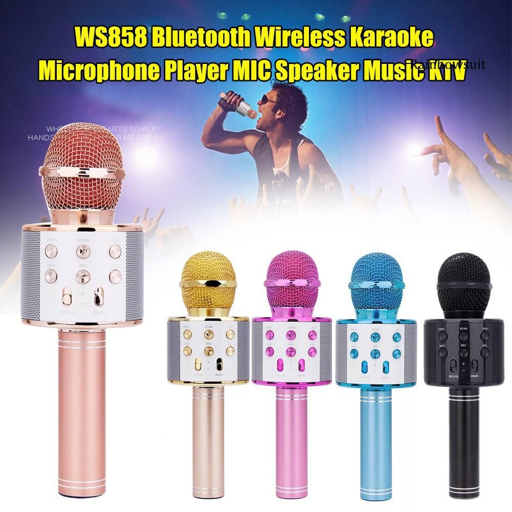 Micro Không Dây Bluetooth Cầm Tay Dùng Hát Karaoke Cao Cấp Rb ...