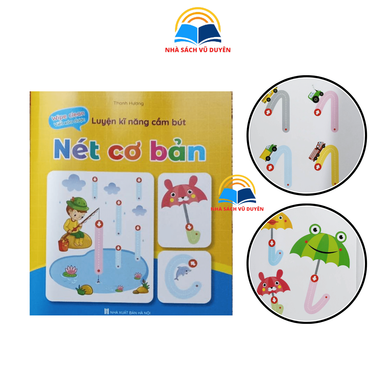 Sách Bộ vở luyện viết không sợ sai Wipe clean xóa được , tặng kèm 2 bút lông xóa được