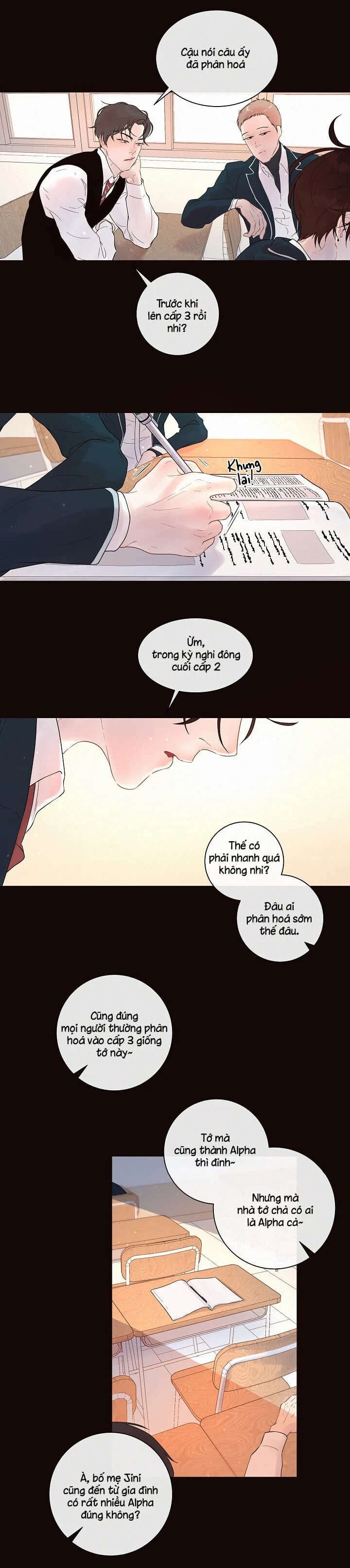 làm cách nào để theo đuổi một alpha? chapter 83.5 17