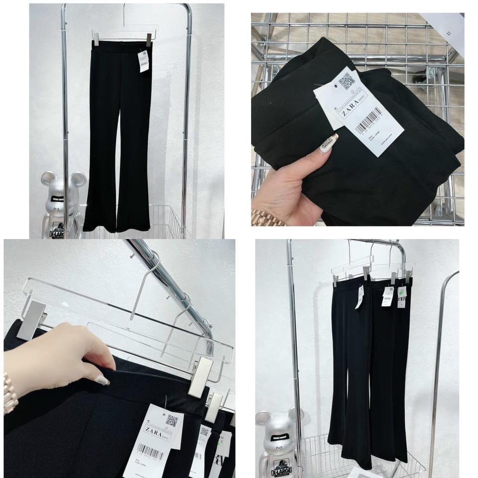 Quần legging ống loe lưng cao co dãn 4 chiều siêu tôn dáng - DRA0033