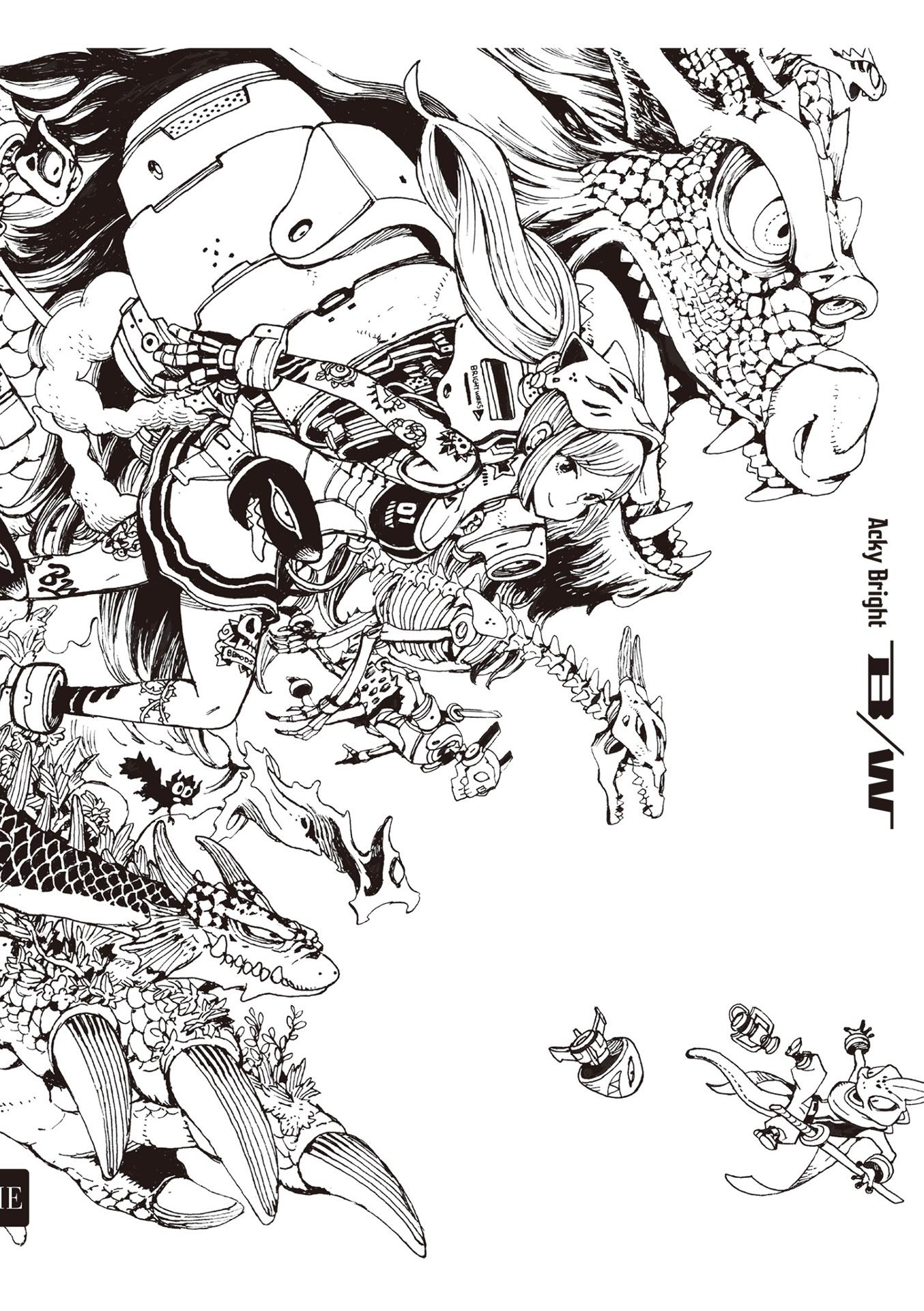 Acky Bright B/W (Japanese Edition)