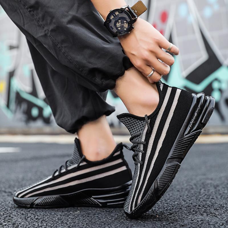 Giày thể thao lưới bay giày thể thao thoáng khí Giày nam hàn quốc