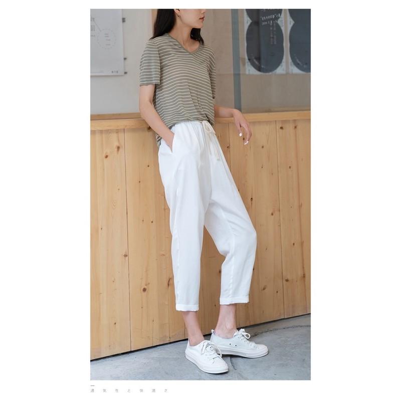 Quần baggy cạp chun dây rút chất dày dặn