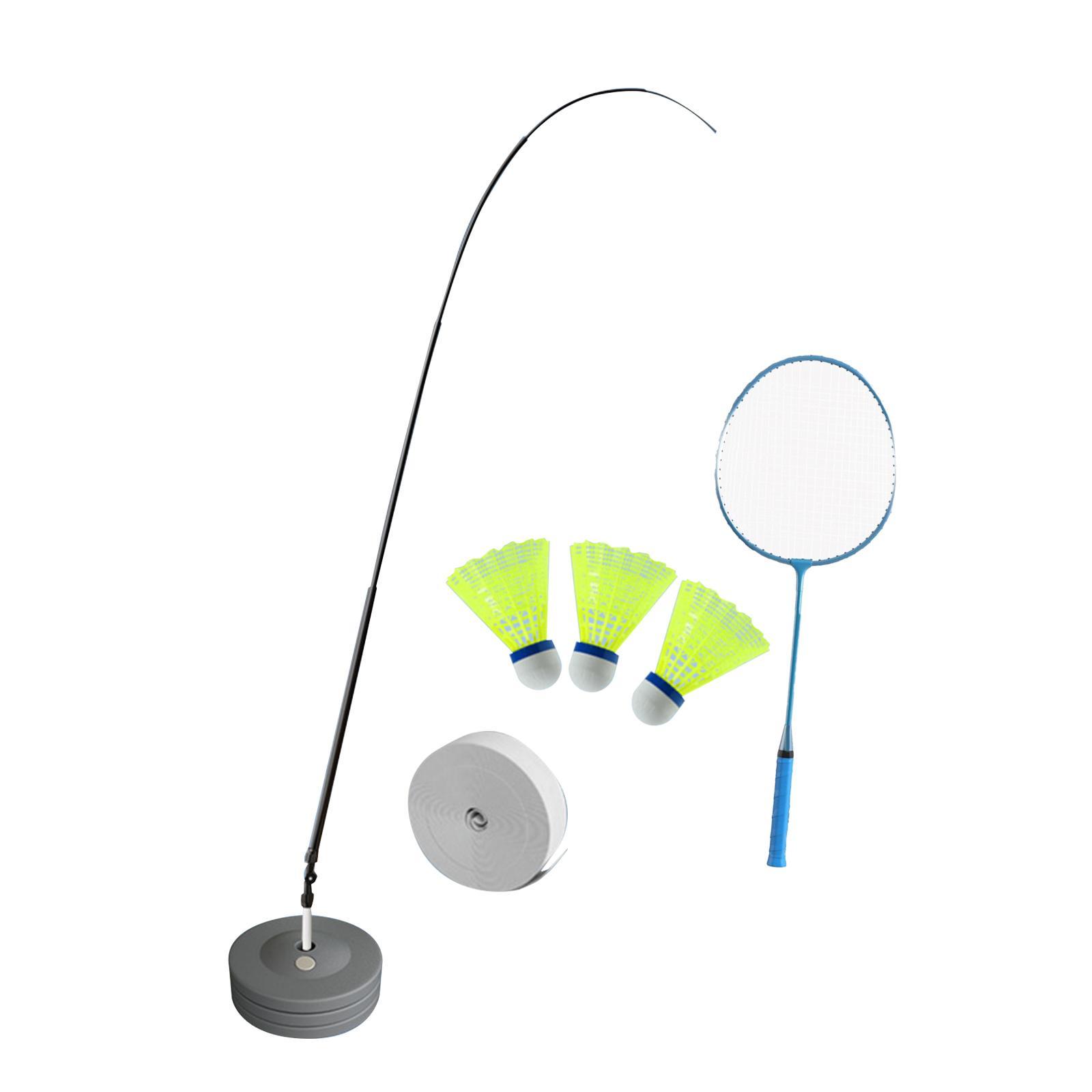 Self Practice Trainer Aid Tool Single Badminton Training Device Equipment