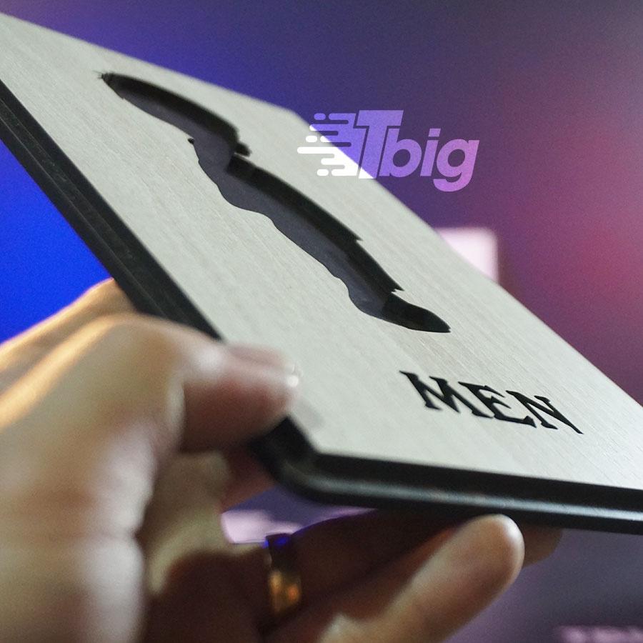 Bộ bảng women men dành cho trẻ em mẫu TL34 loại dán tường