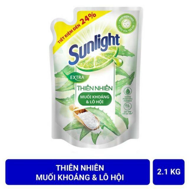 Nước Rửa Chén Sunlight Thiên nhiên - Túi 2.1kg