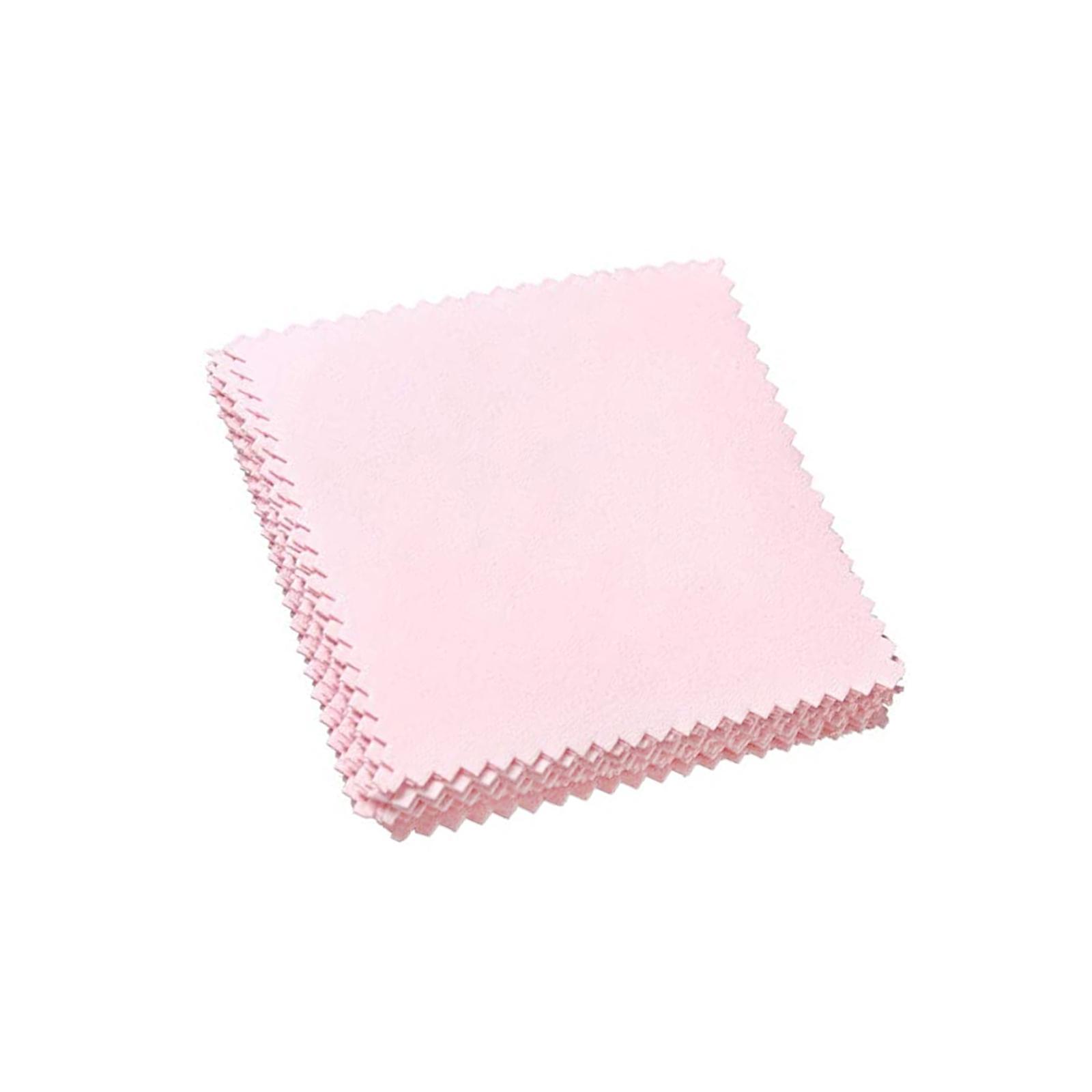 10Pcs Jewelry Cleaning Polishing Cloth Wiping Cloth for Rings Silverware