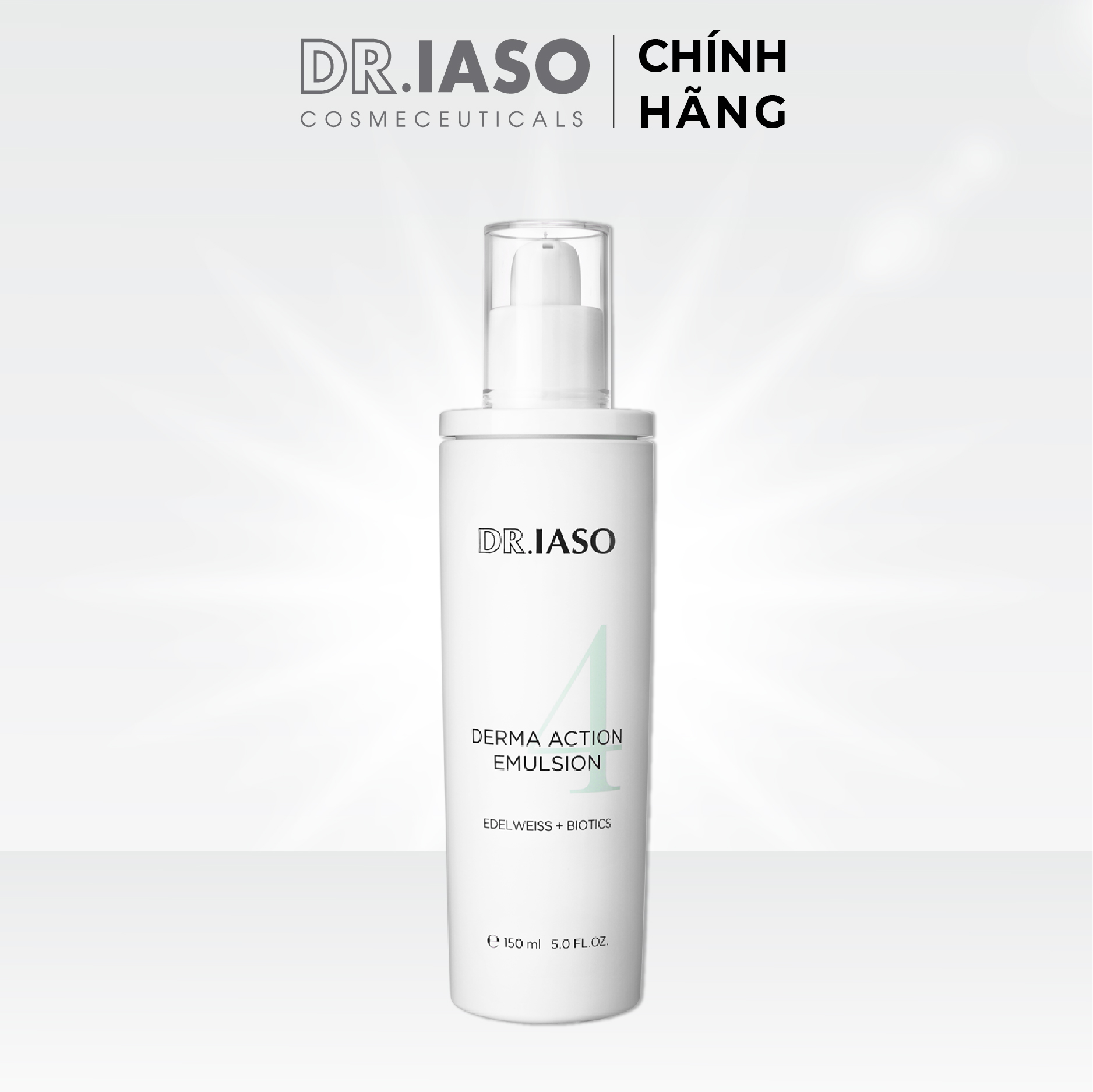 D43 Sữa dưỡng giúp làm trắng da, giảm nám Dr IASO Derma Action Emulsion 150ml