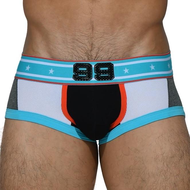 Quần lót nam Private Structure Underwear Low Rise Hipster BLUZ4017 Dark Melange