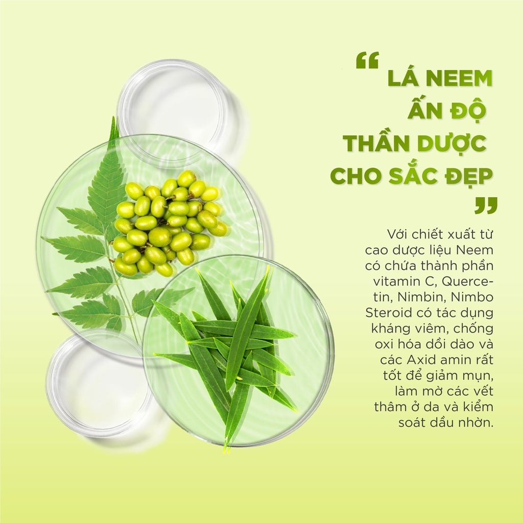 Kem dưỡng ẩm cho da dầu mụn Neem Skin Essentials Mee Natural 50ml