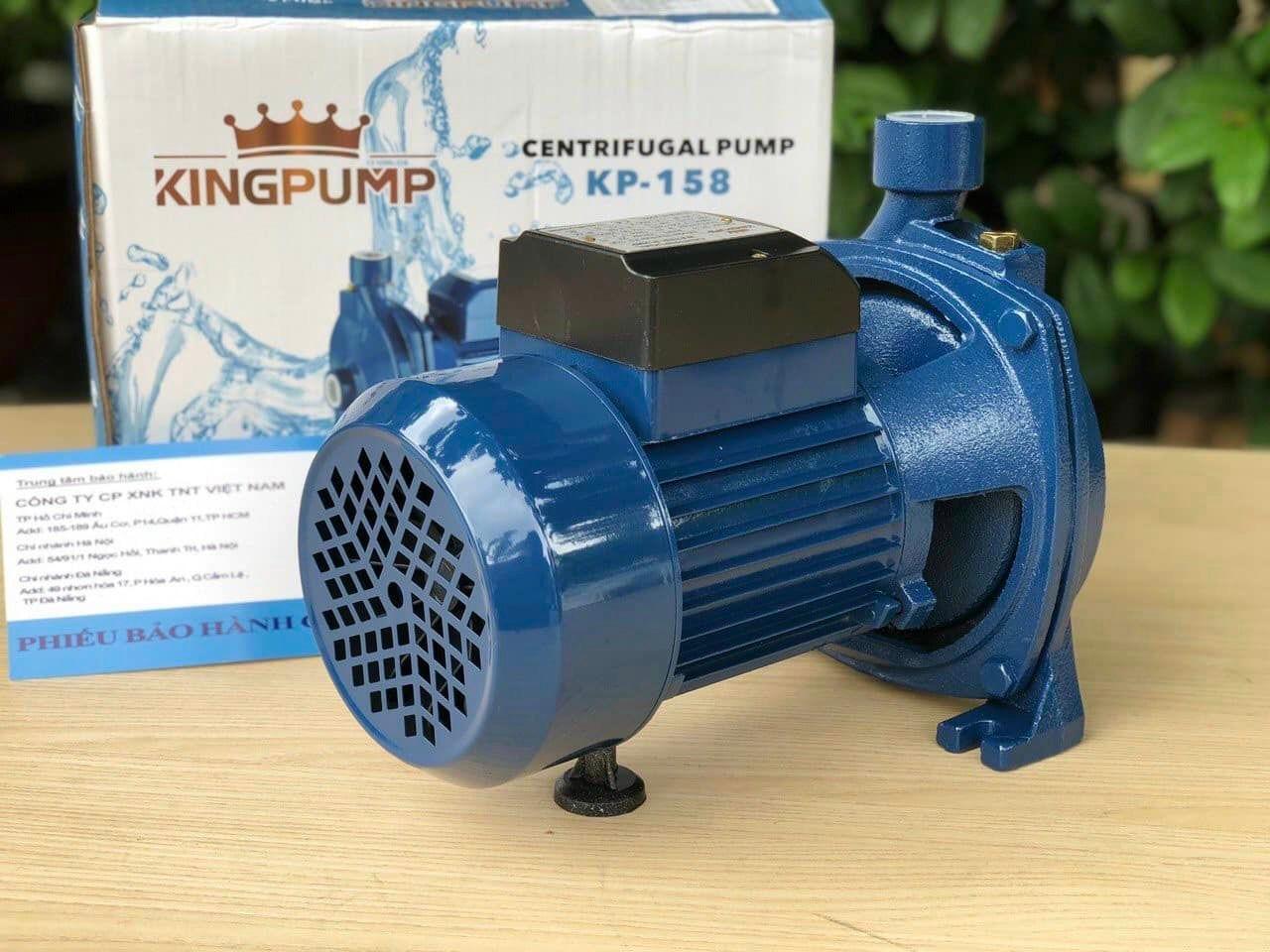 MÁY BƠM NƯỚC LY TÂM 750W KINGPUMP KP-158 - HÀNG CHÍNH HÃNG