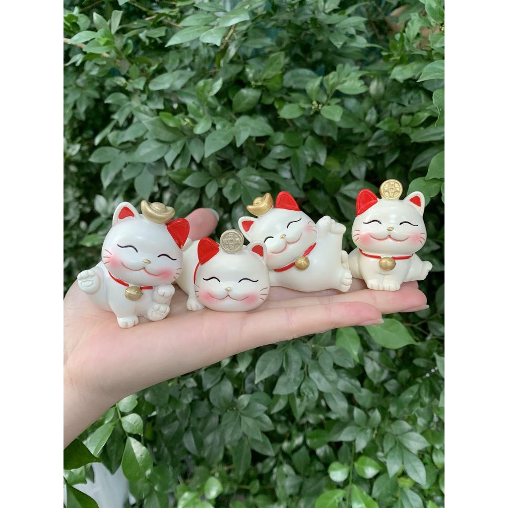 SÉT 4 MÈO THẦN TÀI MAY MẮN DỄ THƯƠNG - Venus Cosmetics