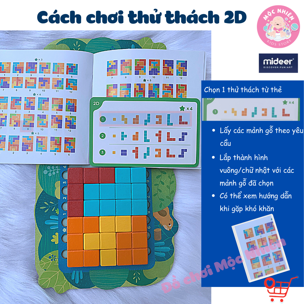 Đồ Chơi Trí Tuệ Thử Thách 5 trong 1 - Mideer Logic Challenge 5in1 MD1117