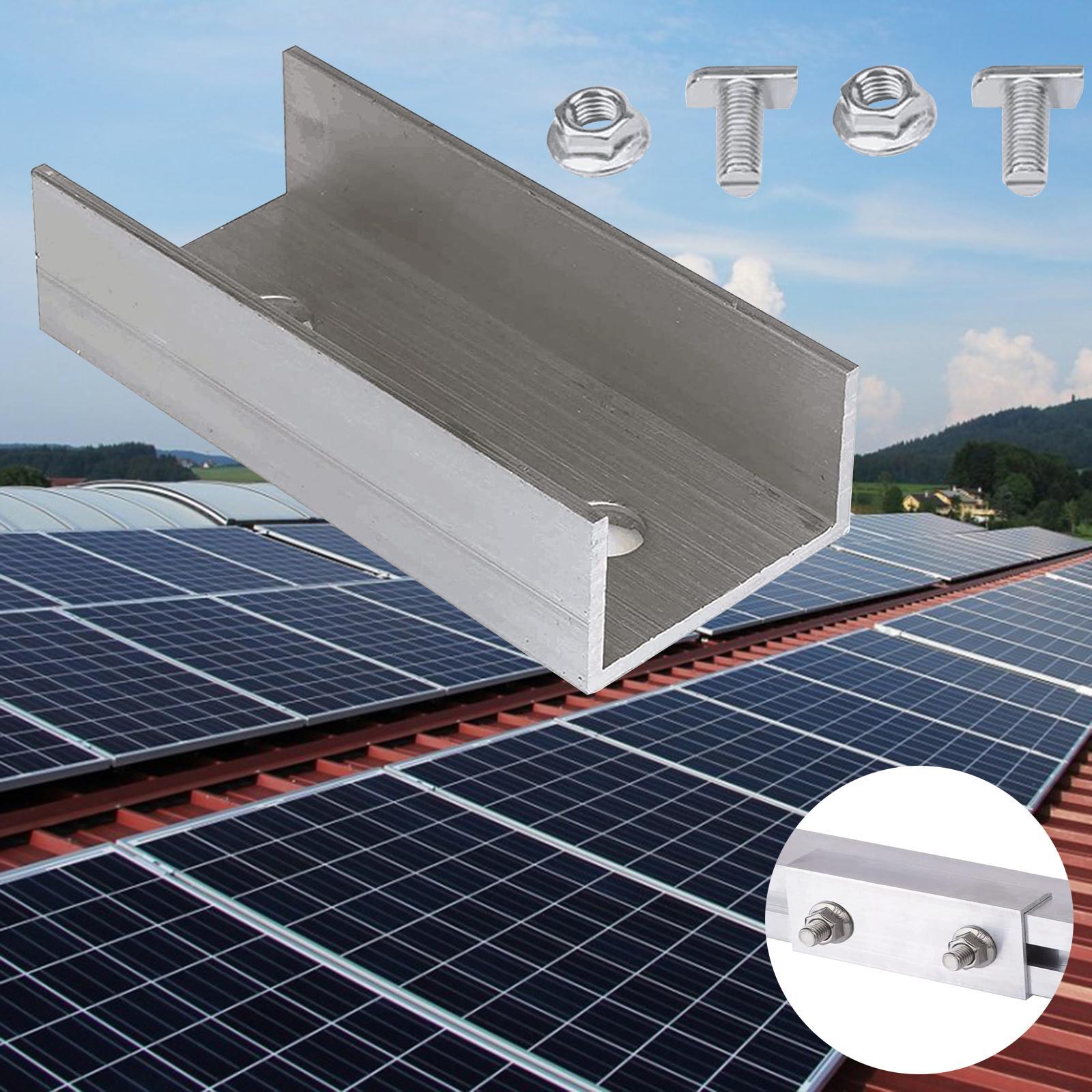 Solar  C Profile Connector Pv Solar Module Mounting