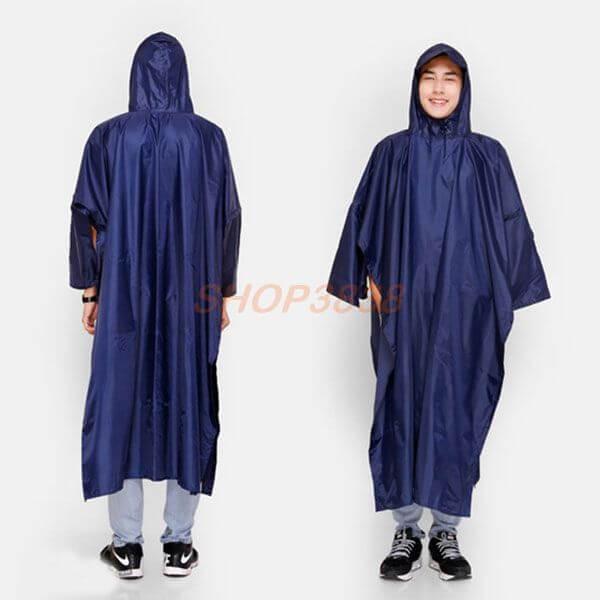 Áo Mưa Cánh Dơi Vải Dù 1m4-1m6 An Toàn Không Thấm Nước