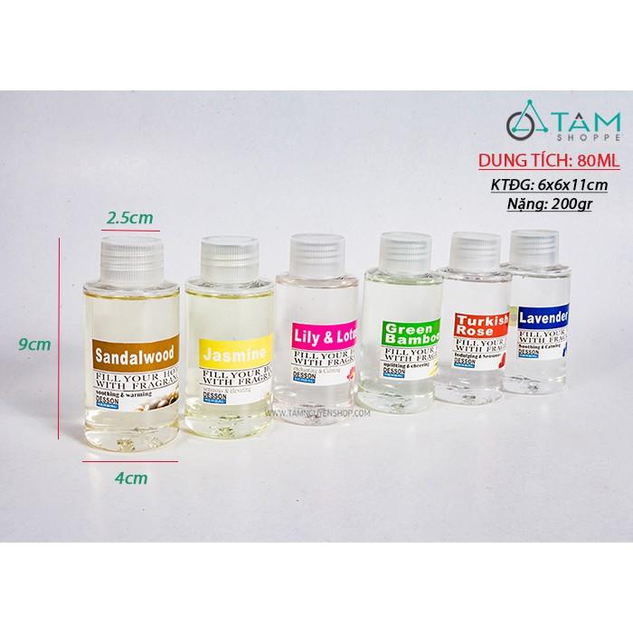 Nước Tinh dầu tự khuếch tán 80ML (Chai châm thêm)