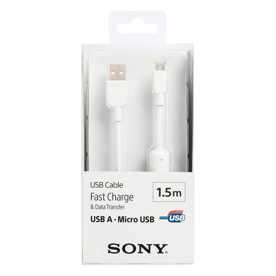 Cáp Micro USB Sony CP-AB150/WC WW 1.5m - Hàng Nhập Khẩu