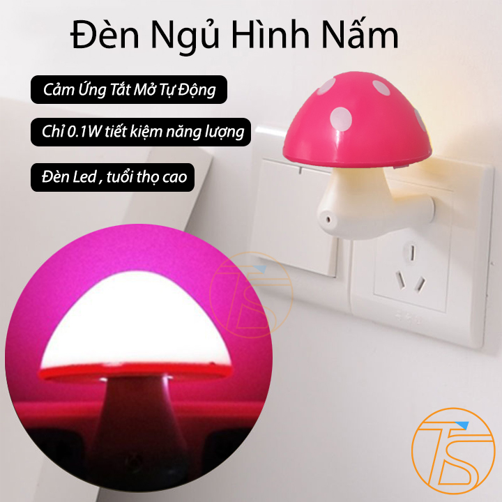 Đèn Ngủ Led Cảm Ứng Ánh Sáng Tắt Mở Tự Động Thông Minh Tiết Kiệm Điện Năng Chỉ 0.1W