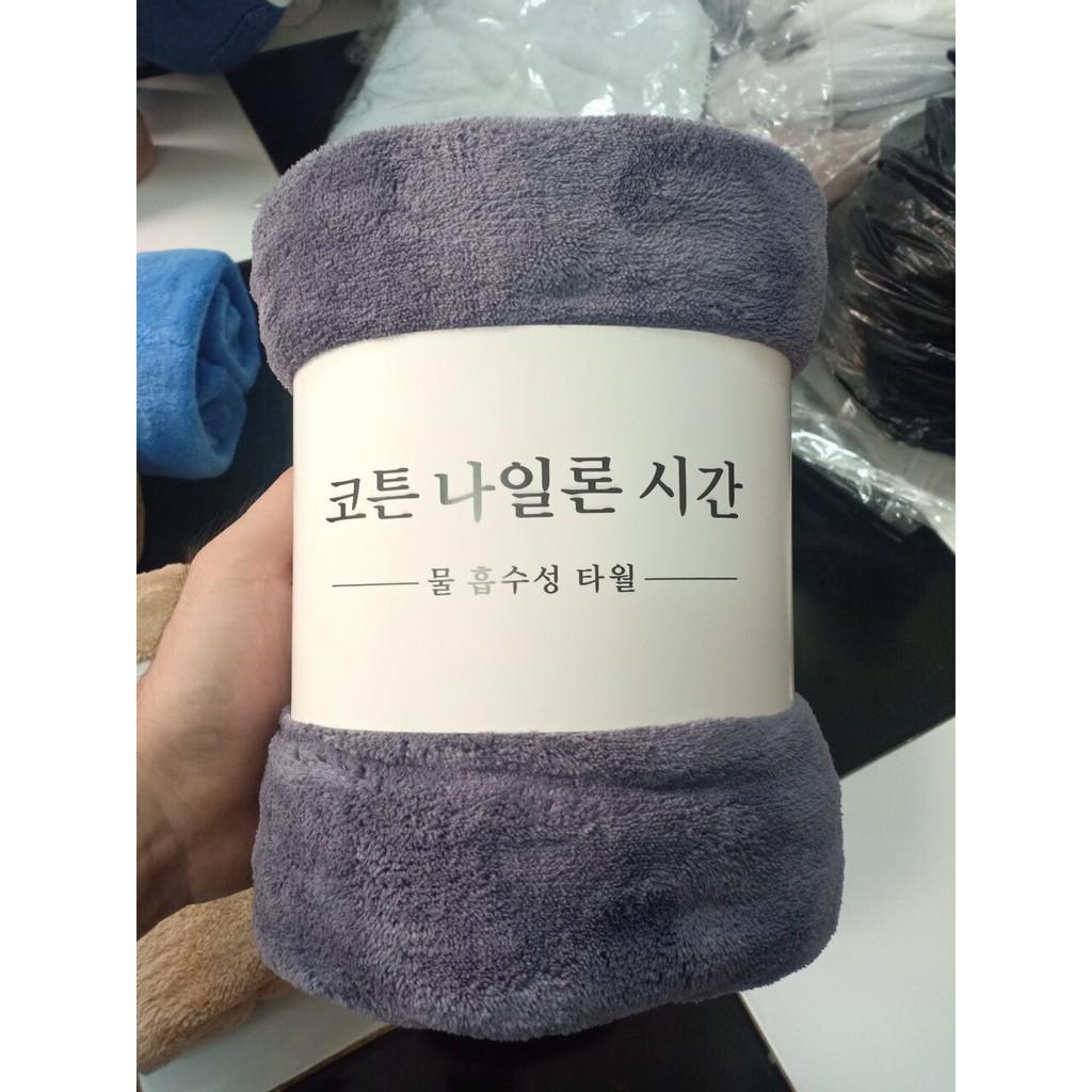 Khăn tắm lông cừu Hàn Quốc KT 70 x 140cm HÀNG LOẠI 1 Khăn bông lông cừu siêu thấm hút - Mắm Tôm