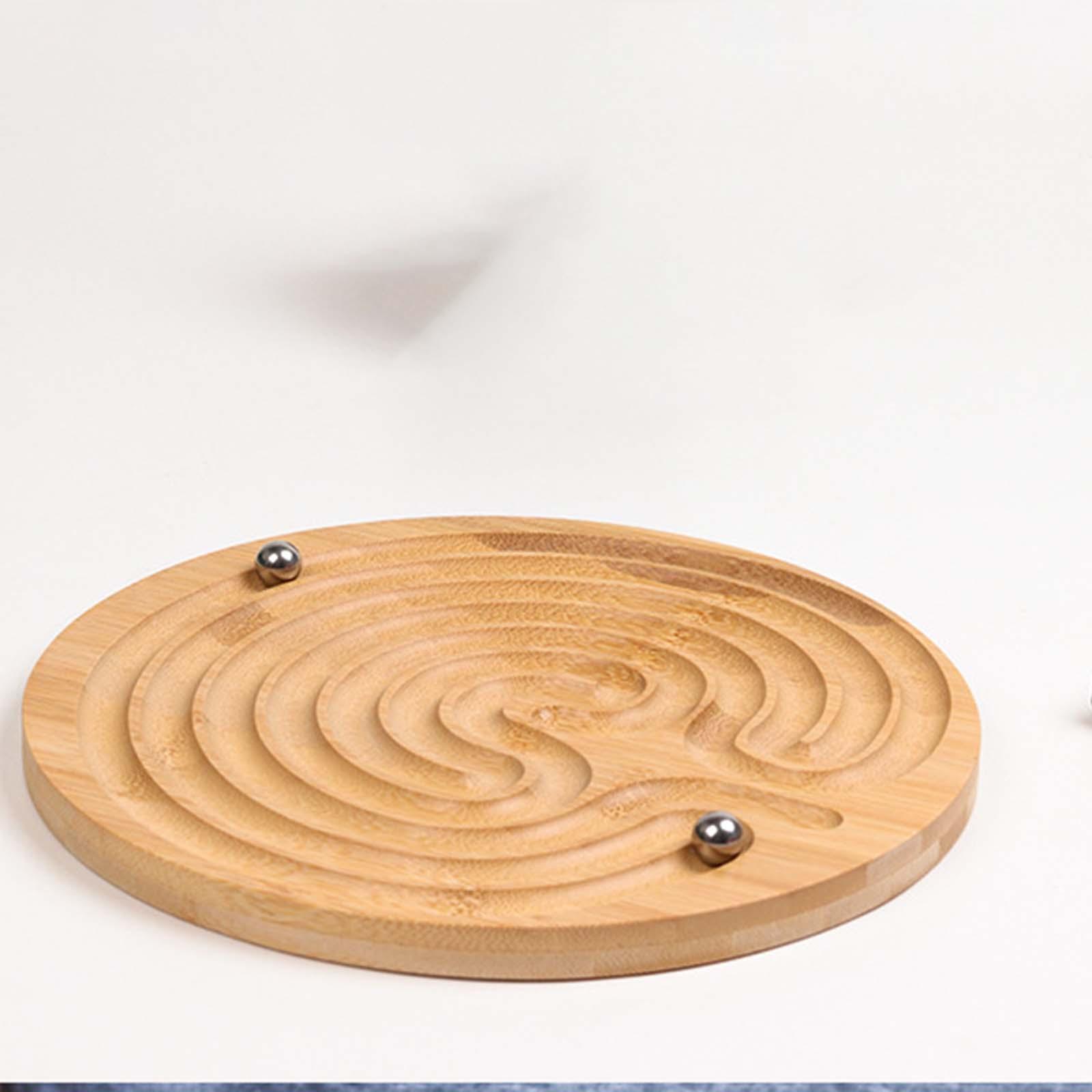 Wooden Labyrinth Game Educational Learning Toy for Children Kids Toddler