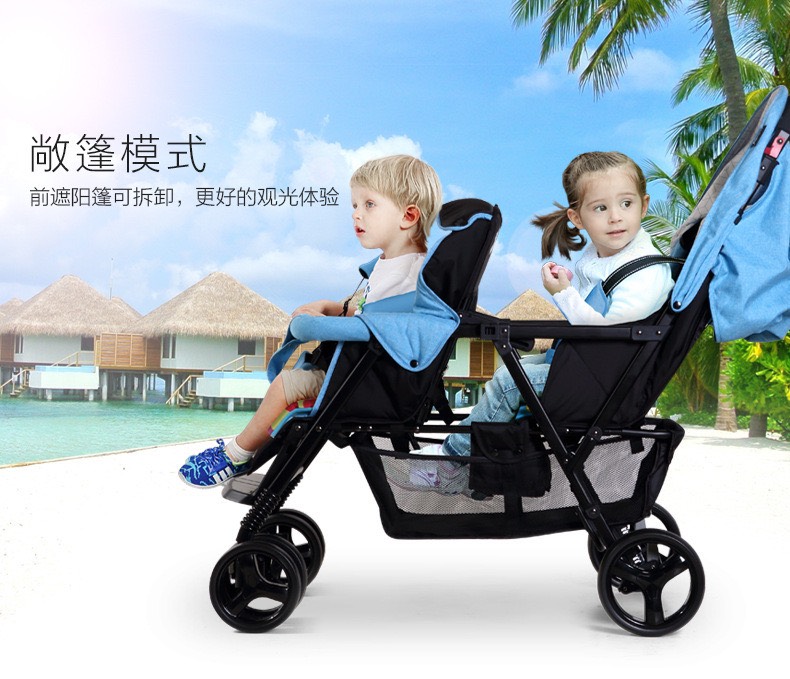 Xe đẩy đôi Seebaby T12-T-S Hàng chính hãng