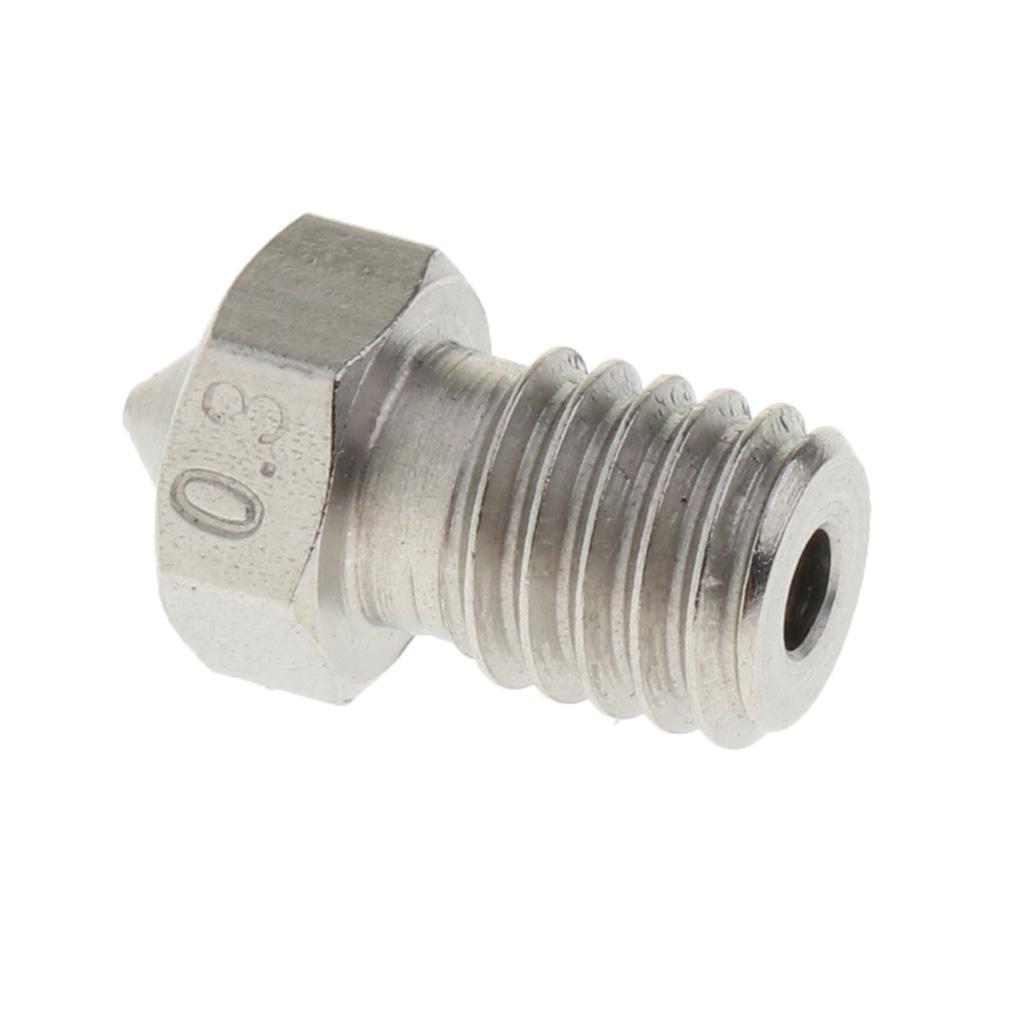 0.3mm 3D Print Head Nozzle Part for 1.75 filament Hotend Extruder