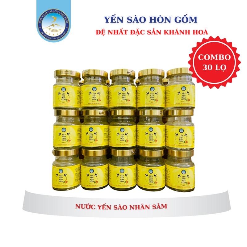 [COMBO 30 LỌ 70ML] Nước Yến Sào Nhân Sâm - Yến Sào Hòn Gốm Chính Hiệu Khánh Hoà - H G SALANGANES NEST