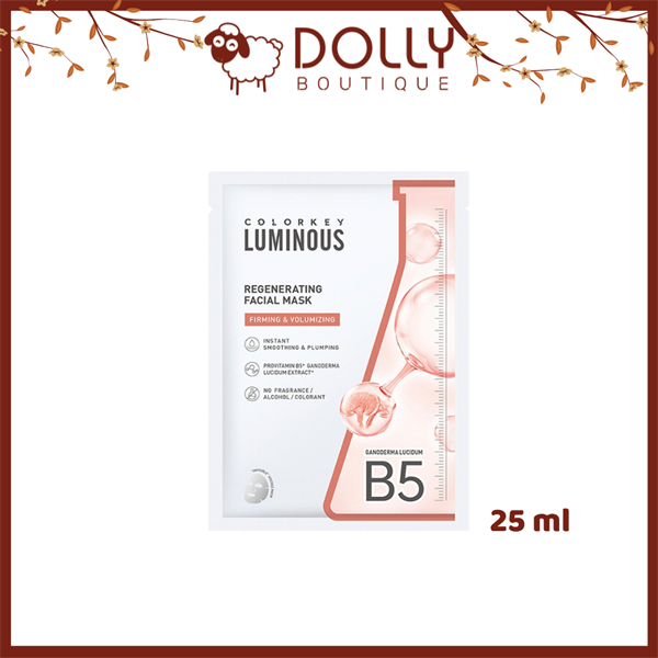 Mặt Nạ Giấy Colorkey Luminous Facial Mask