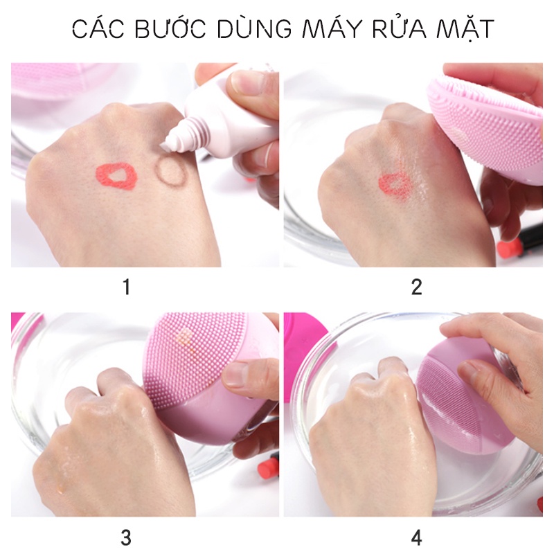 Máy Rửa Mặt Massage Tích Hợp Sóng Âm MINIIN - Forever - Facial Cleansing &amp; Massaging Device