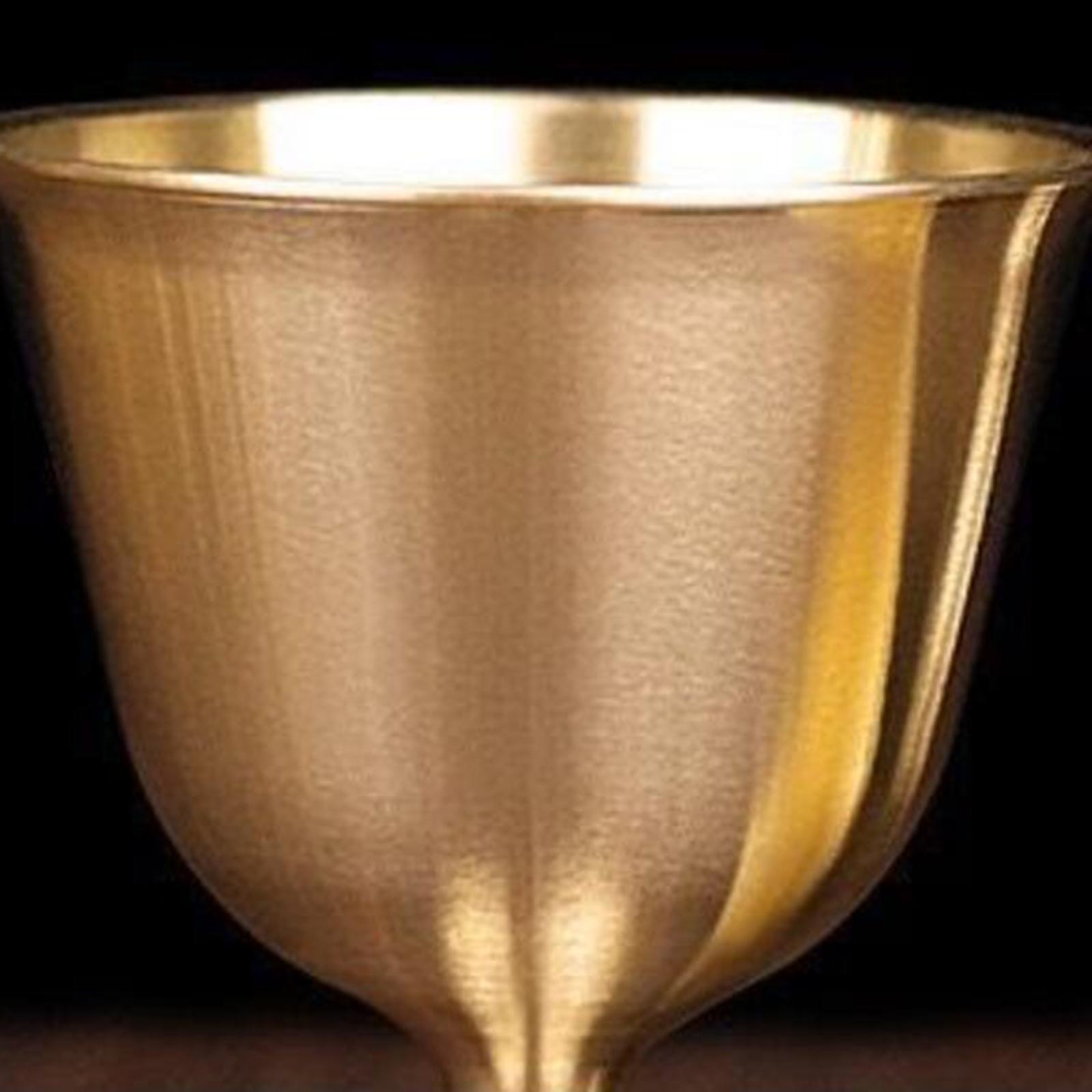 Wine Goblet Glasses Liquor Cup Pure Copper Handmade Glass for Party Wedding Graduation Anniversary Christmas