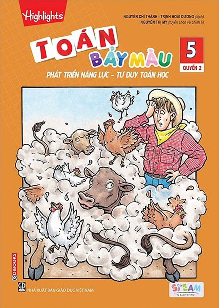 Toán Bảy Màu - Phát Triển Năng Lực, Tư Duy Toán Học Lớp 5 - Tập 2 - Edibooks
