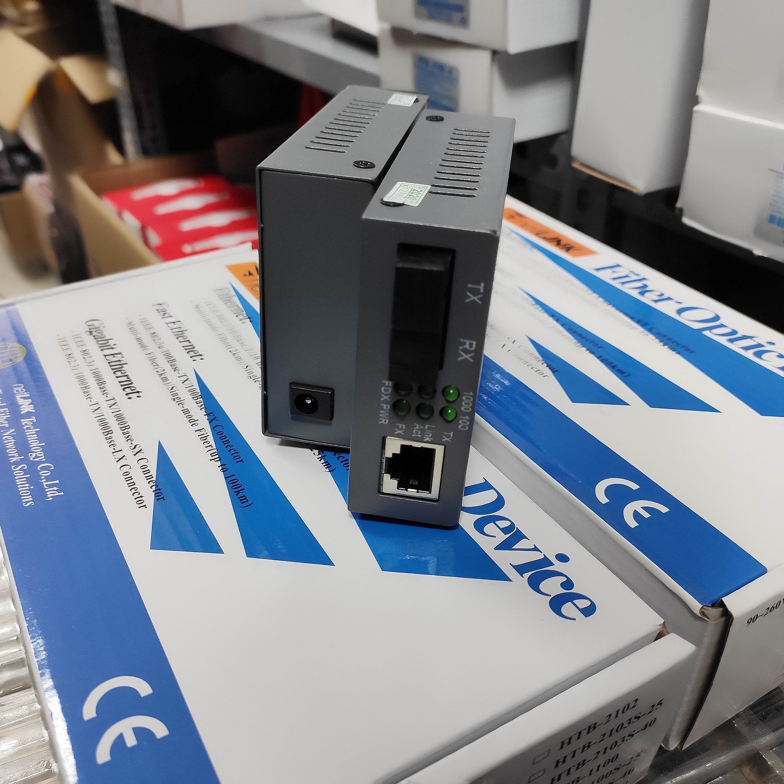 Cặp Converter Quang Netlink 1000MB Single Mode 1 Sợi Quang - Hàng chính hãng