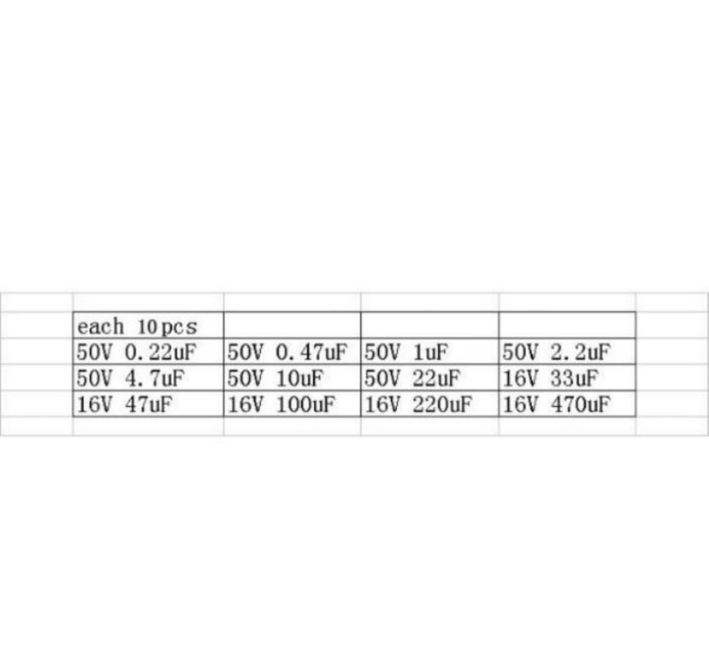 BỘ 120 CON LINH KIỆN ĐIỆN TỬ TỤ ĐIỆN NHÔM PHÂN 0.22UF-470UF HÀNG LOẠI TỐT CHUẨN
