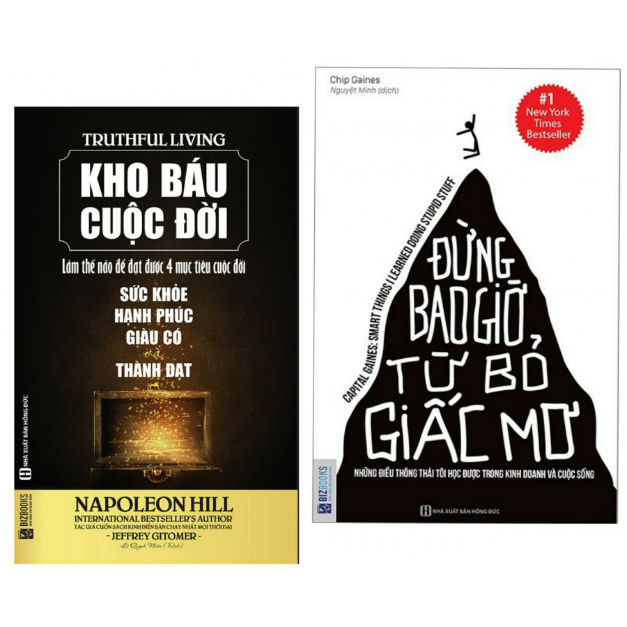 Combo Sách Kỹ Năng Sống : Kho Báu Cuộc Đời + Đừng Bao Giờ Từ Bỏ Giấc Mơ -  -
