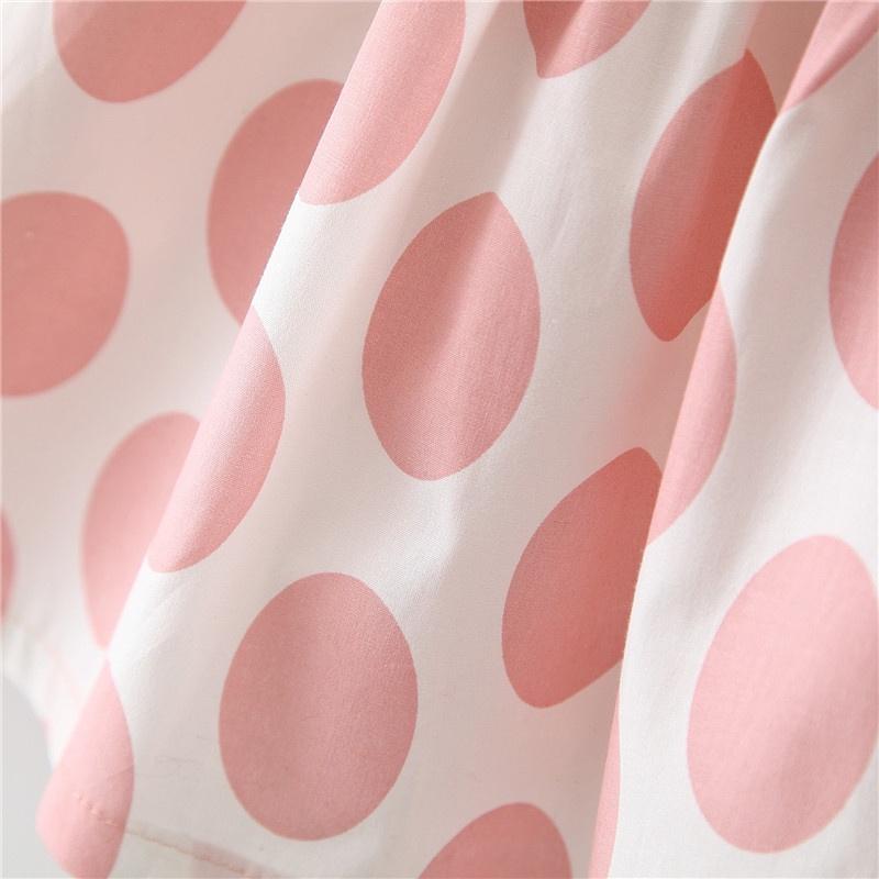 Đầm công chúa không tay họa tiết chấm bi 3D kèm nón dành cho bé gái 12-18 tháng tuổi 18-24 tháng tuổi