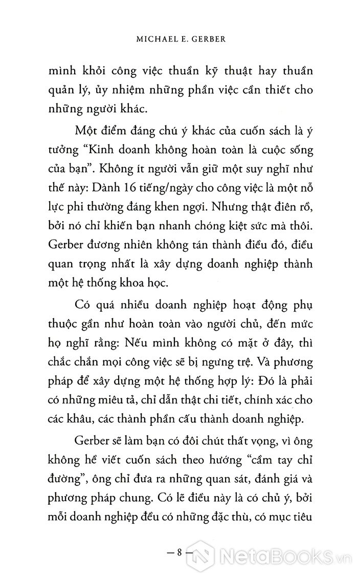 Để trở thành nhà quản lý hiệu quả - Michael E. Gerber