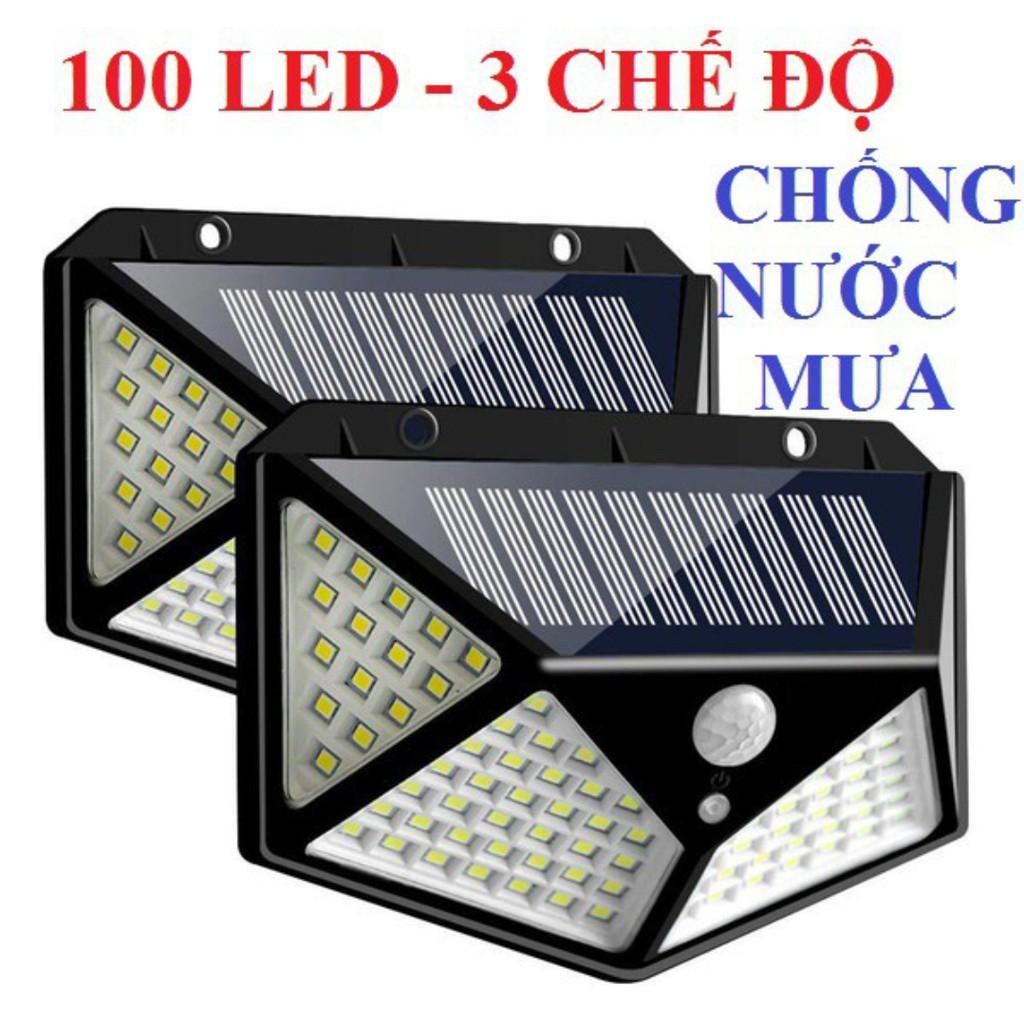Đèn năng lương mặt trời ĐÈN 100 LED 3 CHẾ ĐỘ SÁNG