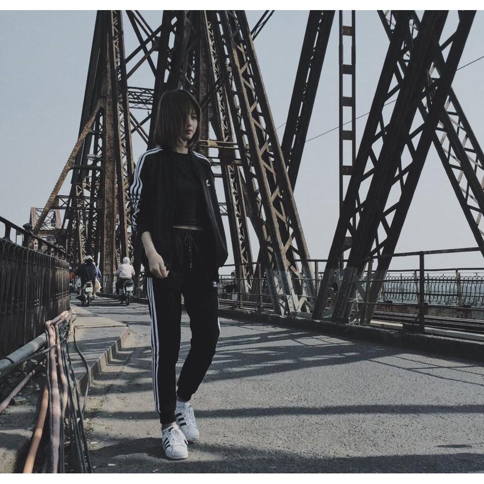Quần jogger thun sọc