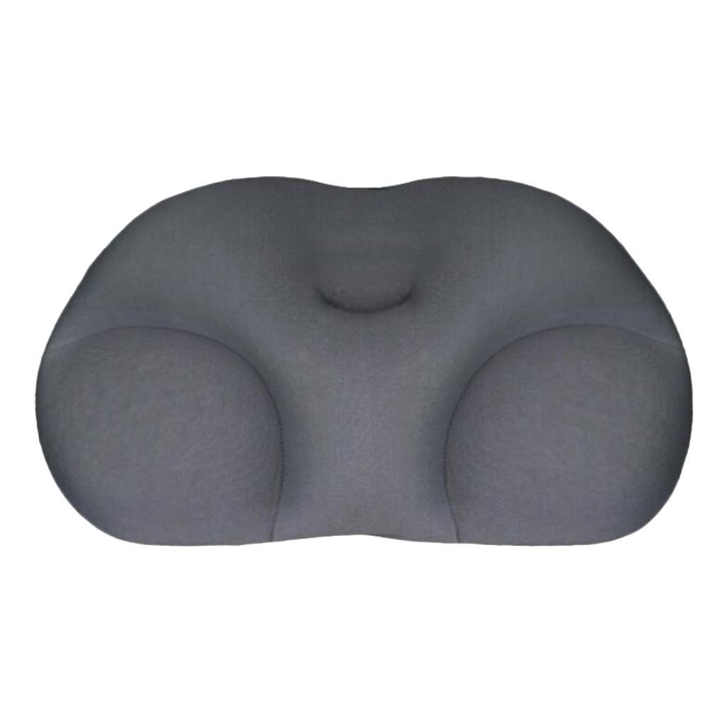 Travel Neck Pillow Headrest Support Neck Standard Firm Washable dark gray