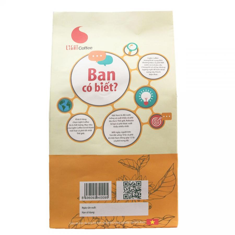 Cà phê hạt Light Coffee Chua Thanh Dịu Dàng 500g