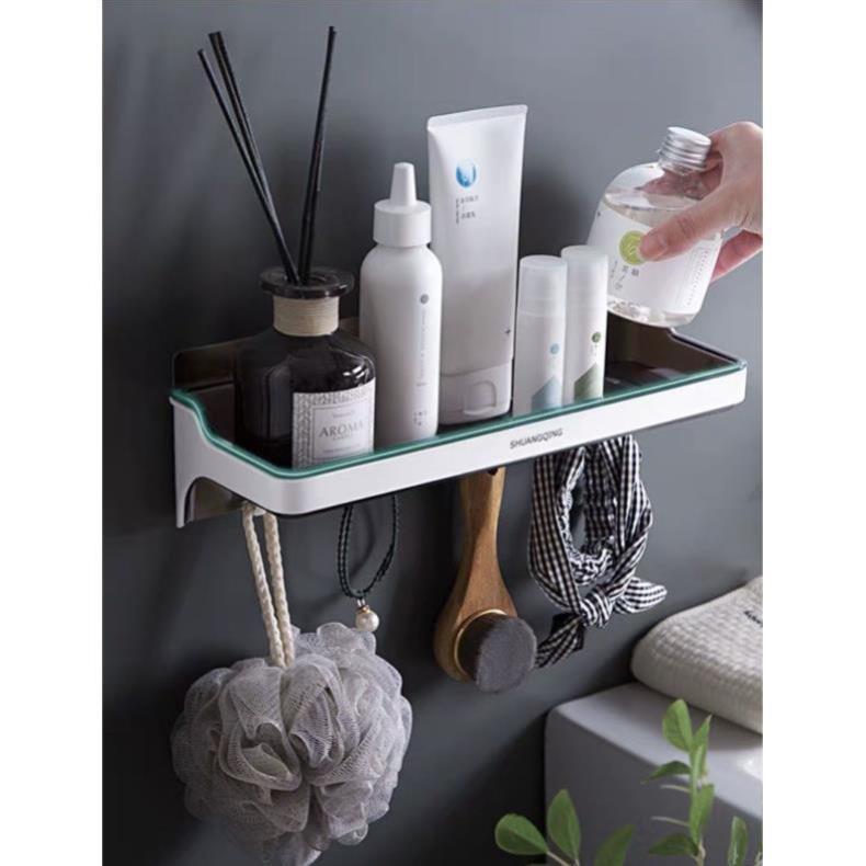 Kệ ngang nhà tắm,kệ chữ Nhật nhà bếp dính hít nam trâm chịu lực OENON cao cấp