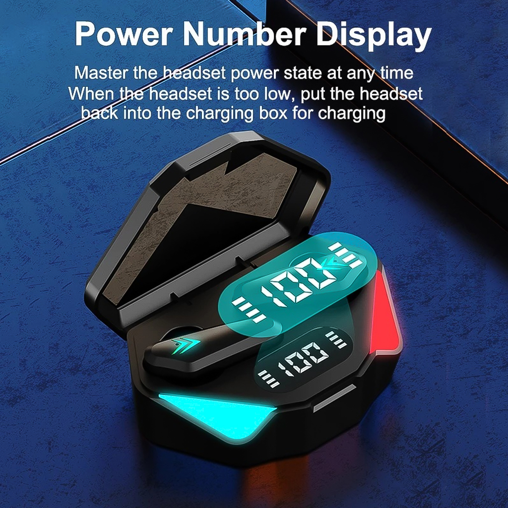 Tai nghe không dây gaming TWS X15/X15S bluetooth 5.0 công nghệ cảm biến chạm, không có độ trễ, thiết kế thể thao - Hàng chính hãng Vinetteam