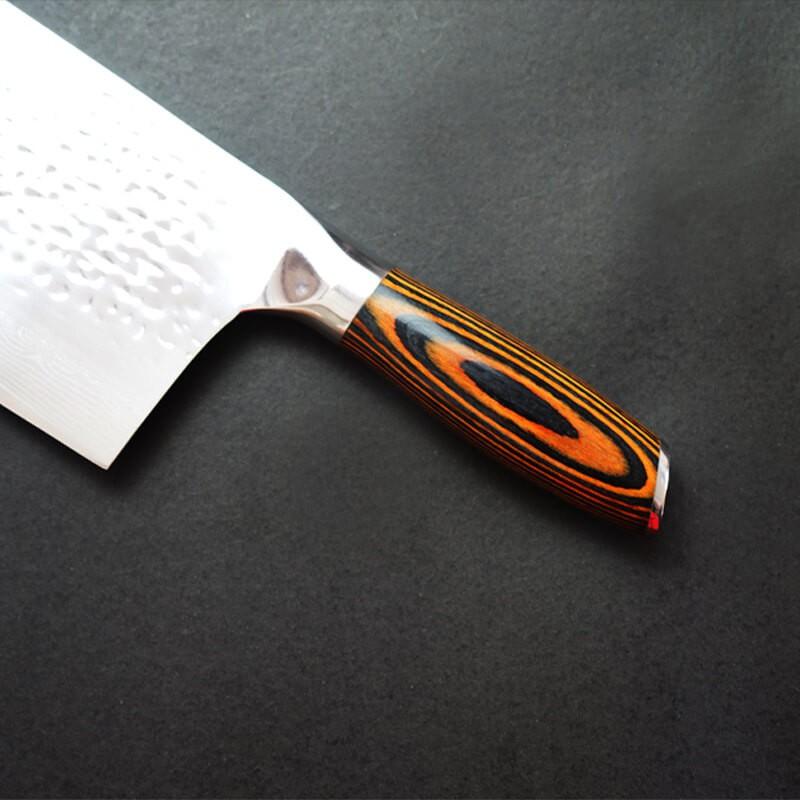 DAO - DAO BẾP NHẬT BẢN USUBA THÉP DAMASCUS MÃ KDT113 nt topcomshop vn