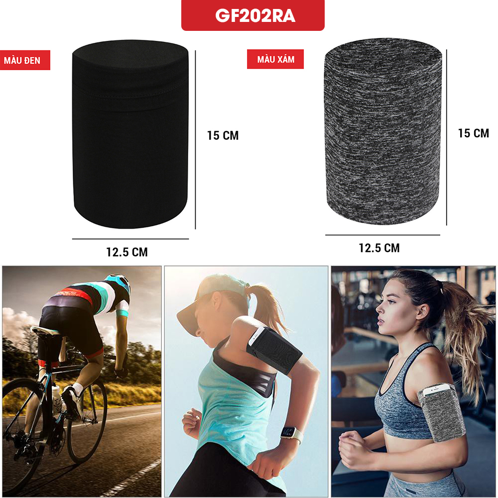 Túi đeo bụng, đai đeo điện thoại chạy bộ chính hãng Goodfit GF10X chống nước, phản quang, sức chứa lớn