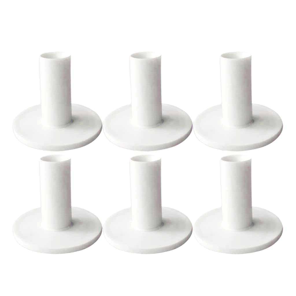 6Pcs Golf Rubber Tee Holder Set for Driving Range Golf Practice Mat - sturdy and durable use
