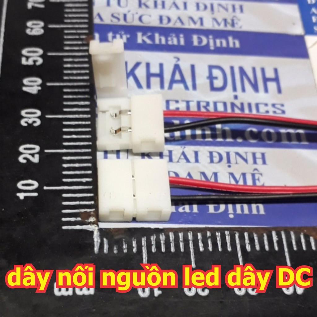 10 dây nối nguồn led dây 12VDC DC 2P, 2 chân, có đầu nhựa bảo vệ kde5137