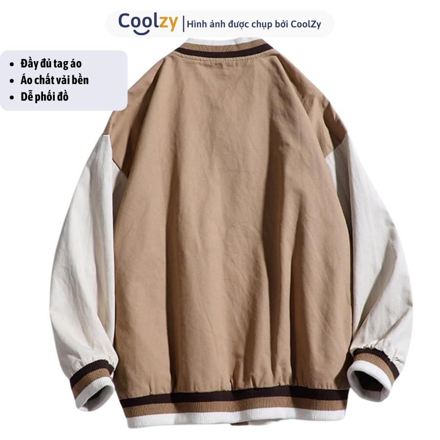 Áo bomber jacket khoác dù bóng chày form rộng 2 lớp style Unisex cho nam nữ JK02