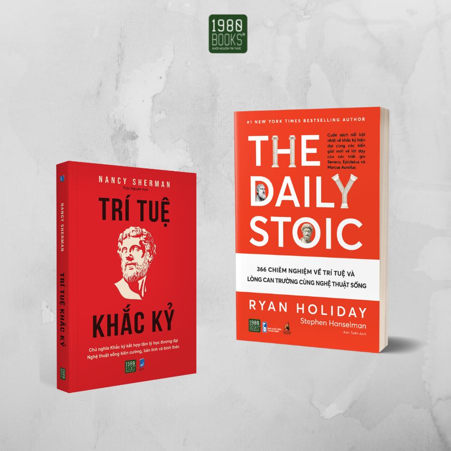 Combo The Daily Stoic + Trí Tuệ Khắc Kỷ