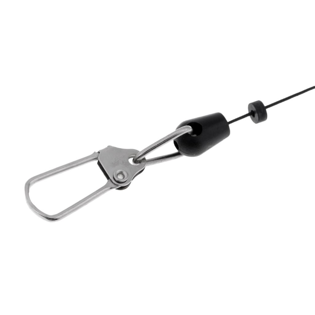65.5cm/26'' Retractable Key Ring Belt Clip Pull Reel Key Chain ID Holder
