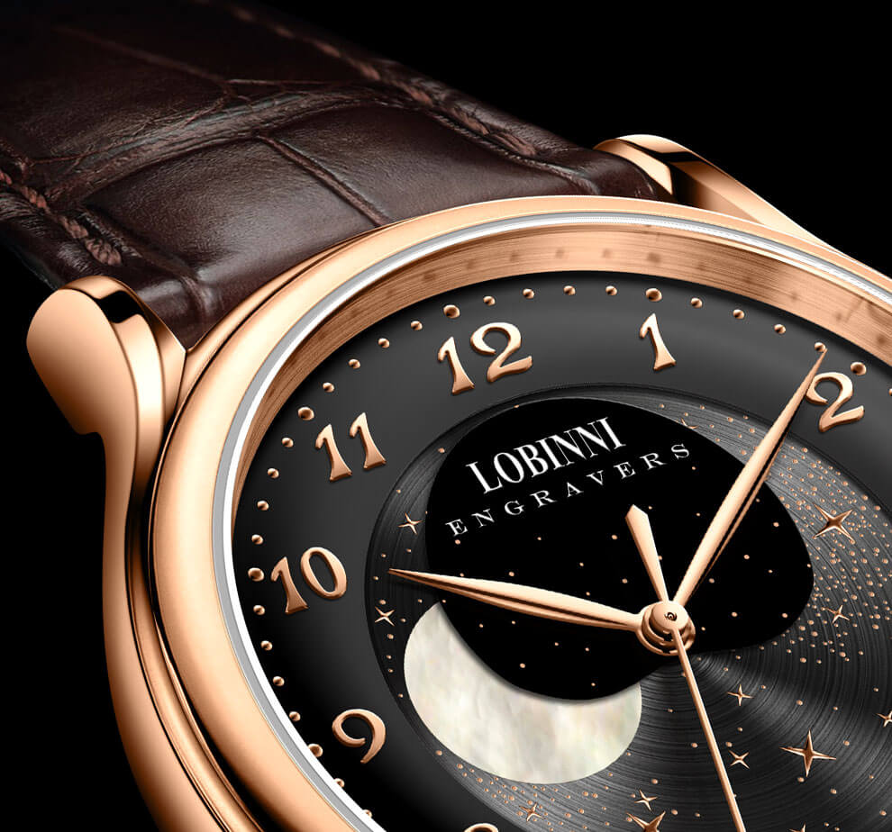 Đồng hồ nam chính hãng LOBINNI L1810-2 Fullbox, Kính sapphire ,chống xước,chống nước,dây da xịn, Mới 100%,Bảo hành 24 tháng